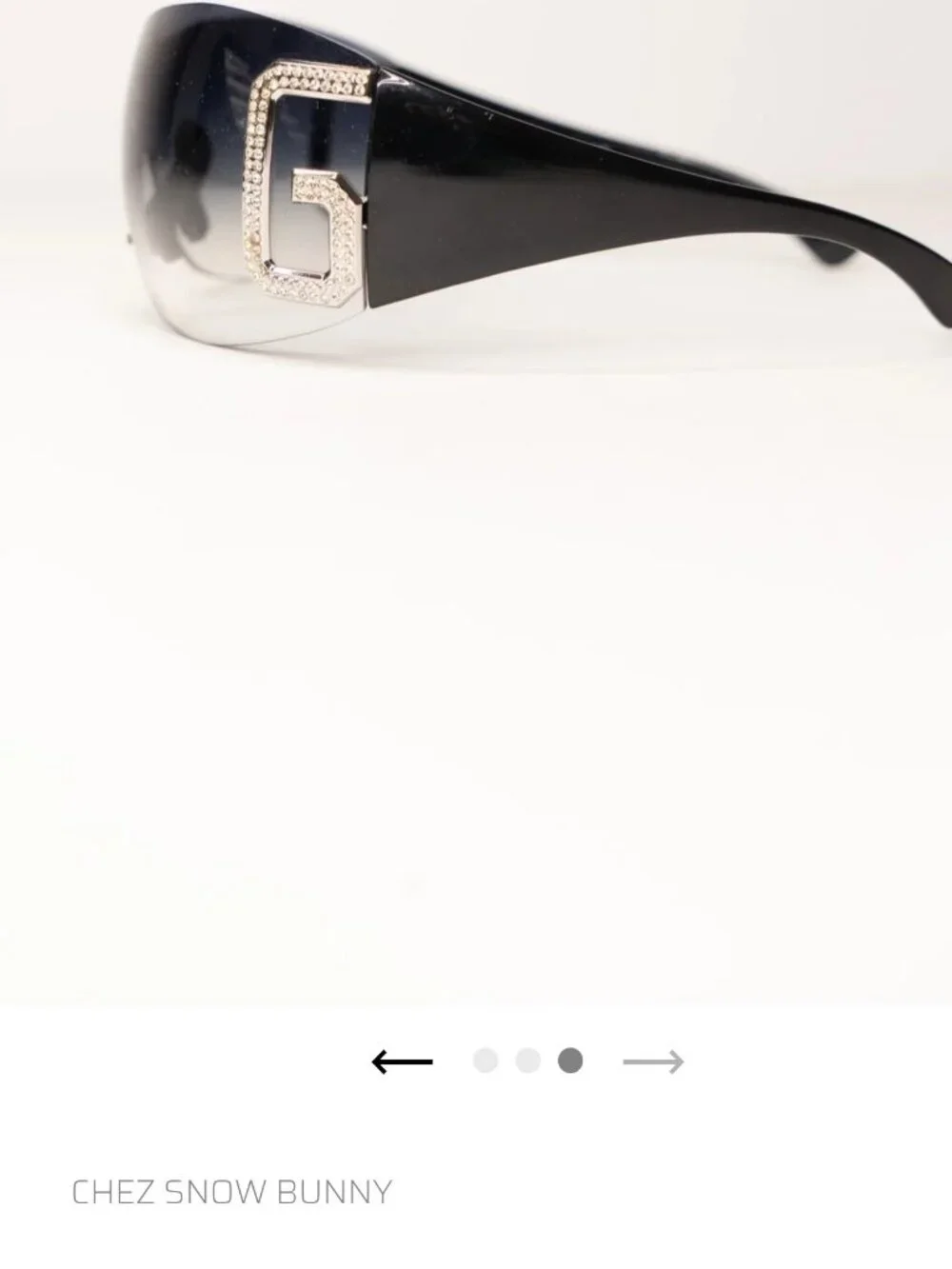 D&G Oversized Rhinestones Sunglasses